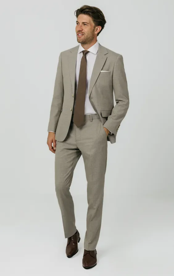 Natural Check Suit Jacket thumbnail 3