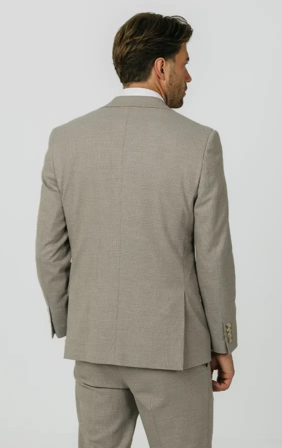 Natural Check Suit Jacket thumbnail 7