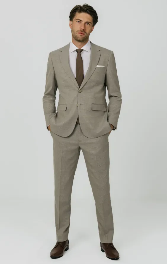 Natural Check Suit thumbnail 3