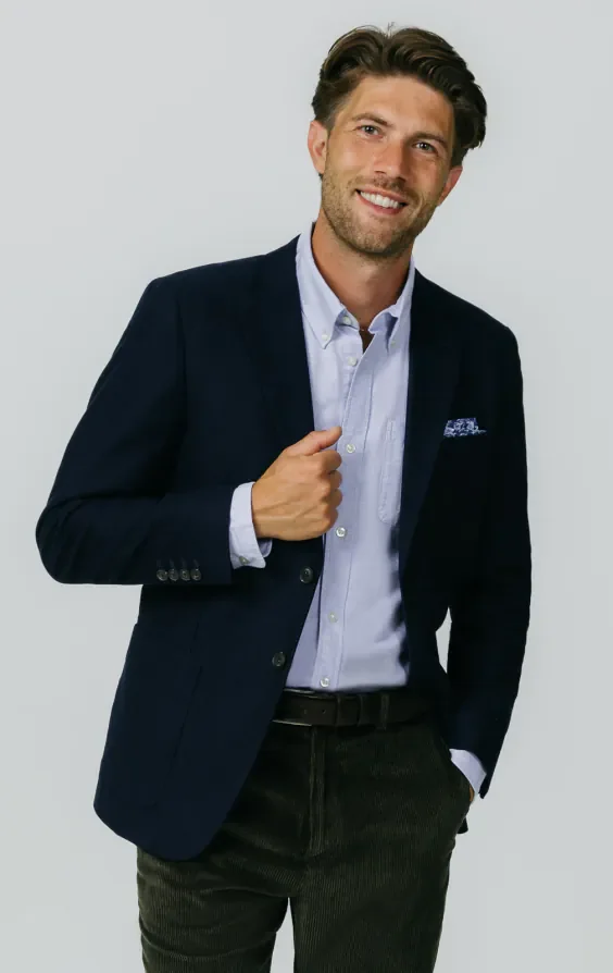 Navy Moleskin Jacket thumbnail 2