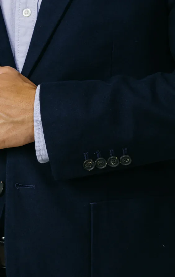 Navy Moleskin Jacket thumbnail 5