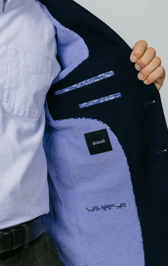 Navy Moleskin Jacket thumbnail 7