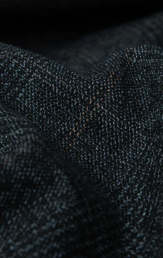 Navy with Rust Check 3 Piece Suit thumbnail 10