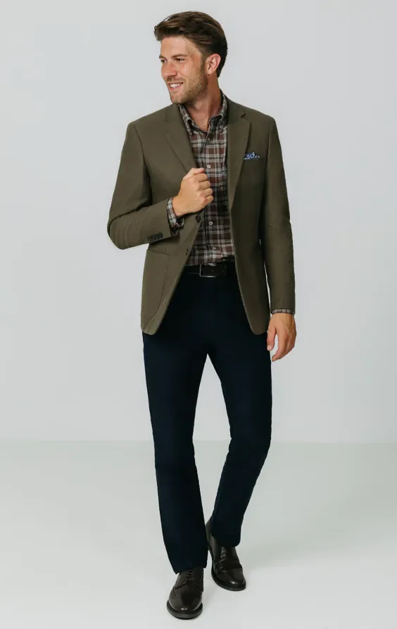 Olive Moleskin Jacket thumbnail 3