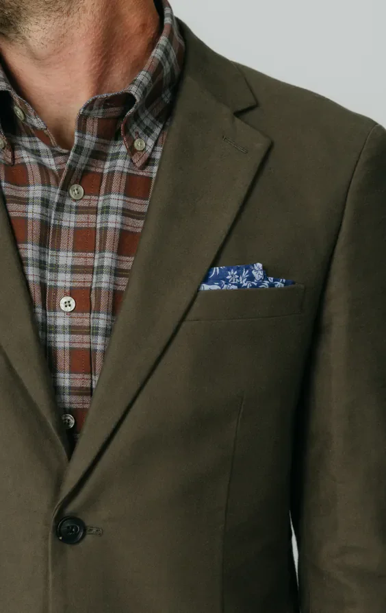 Olive Moleskin Jacket thumbnail 5