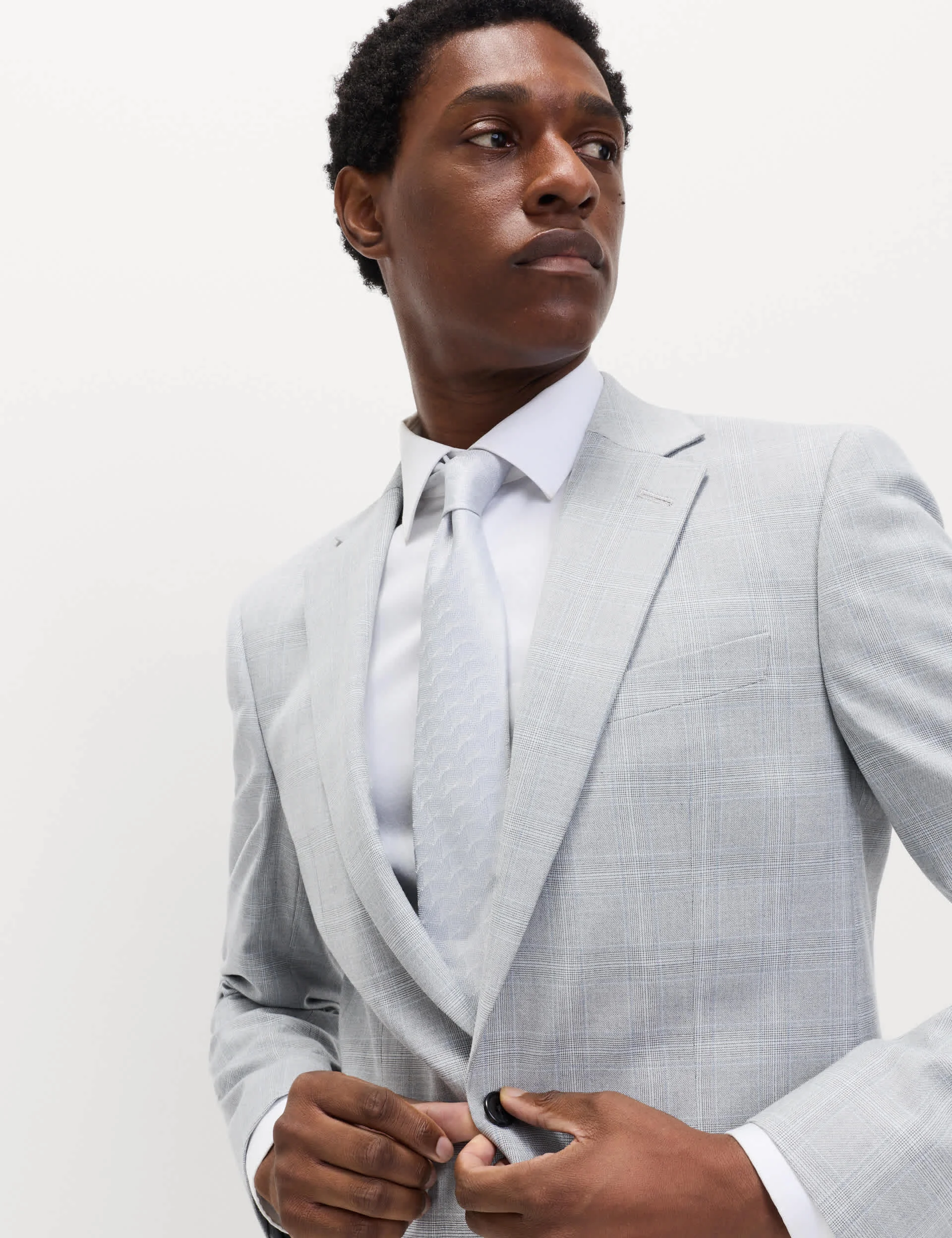 Regular Fit Check Stretch Suit Jacket thumbnail 9