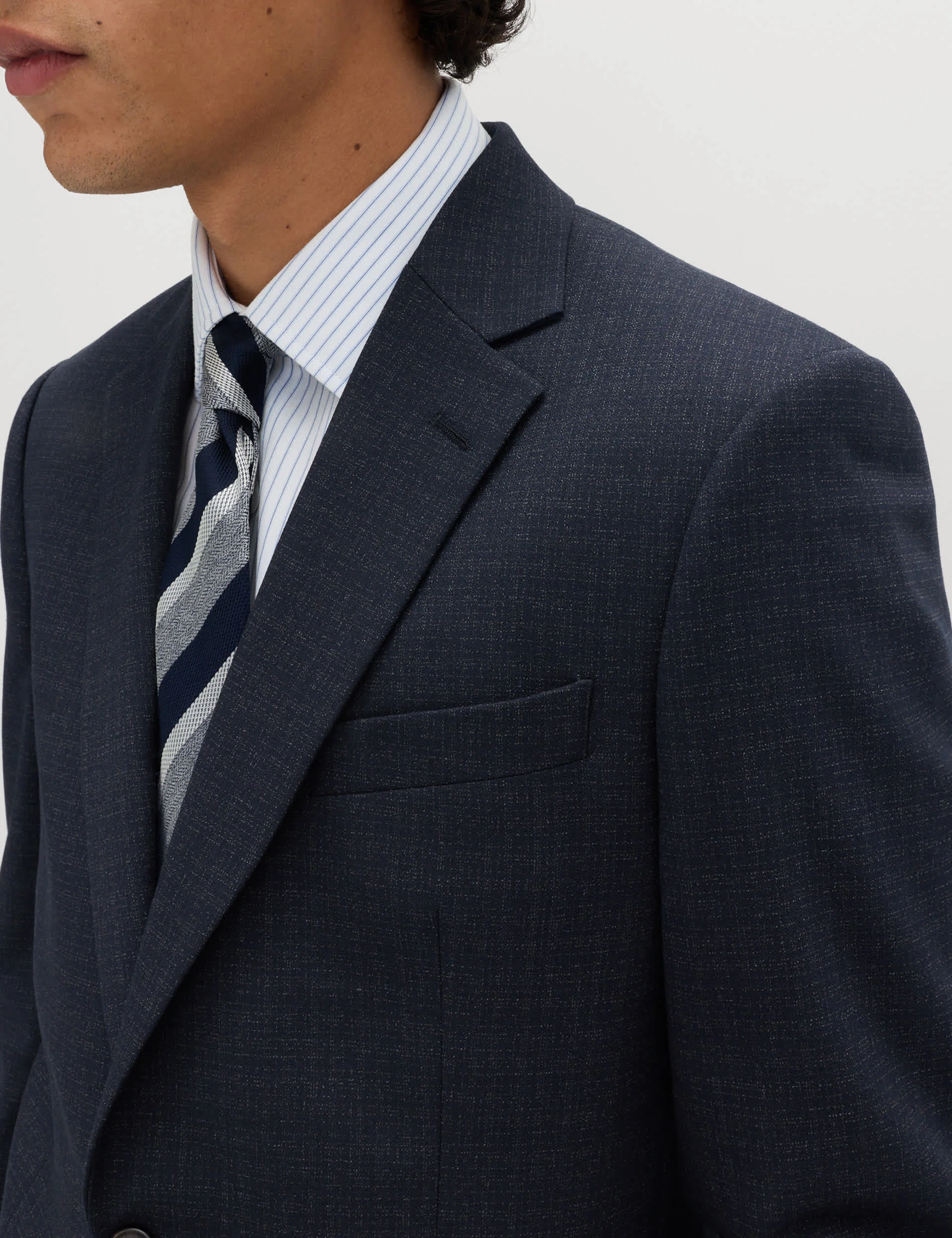 Regular Fit Textured Stretch Jacket thumbnail 6