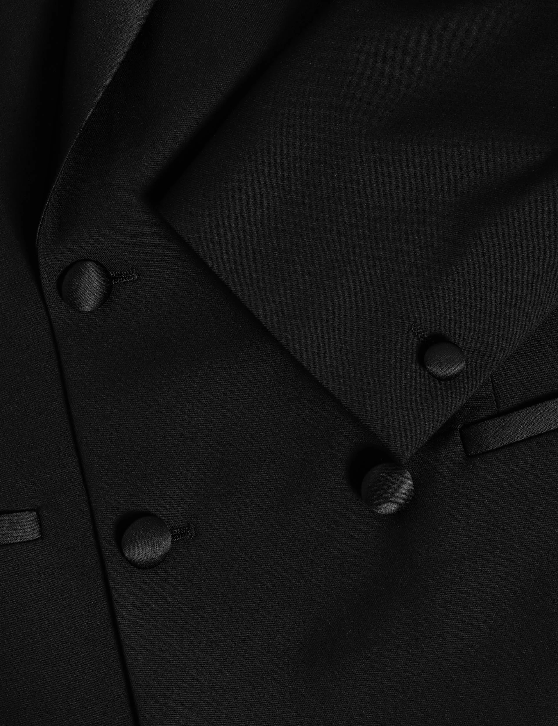 Slim Fit Double Breasted Tuxedo Jacket thumbnail 3