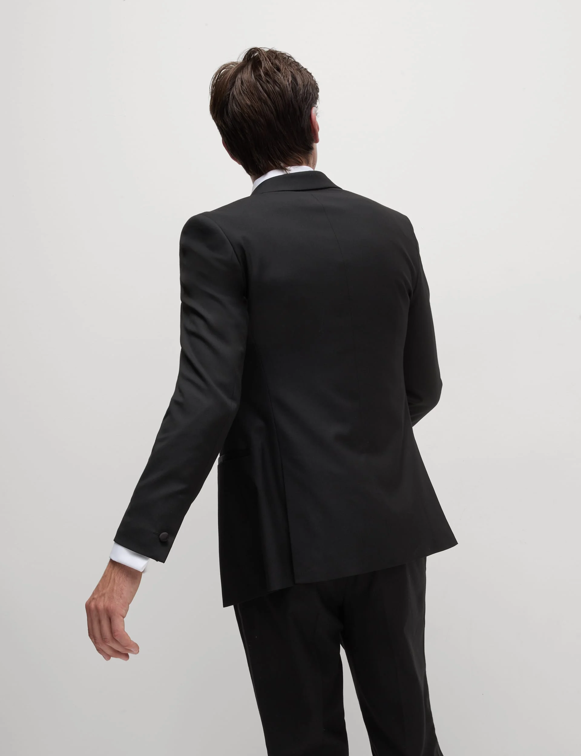 Slim Fit Double Breasted Tuxedo Jacket thumbnail 4