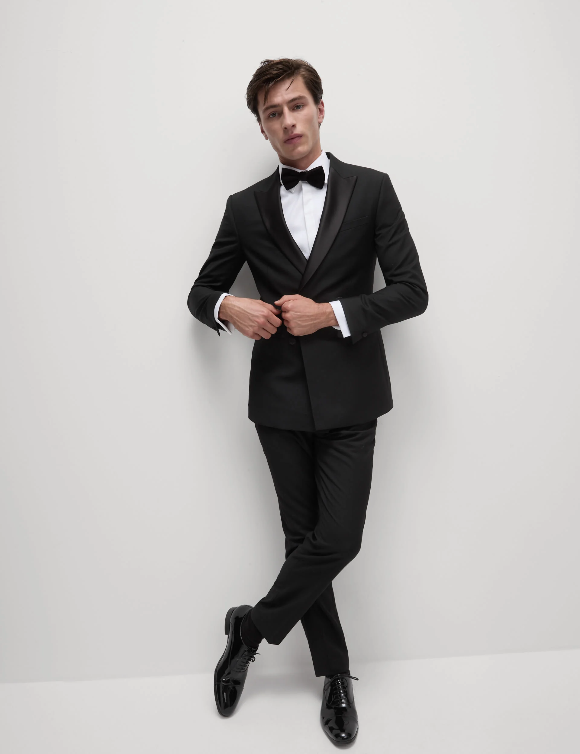Slim Fit Double Breasted Tuxedo Jacket thumbnail 6