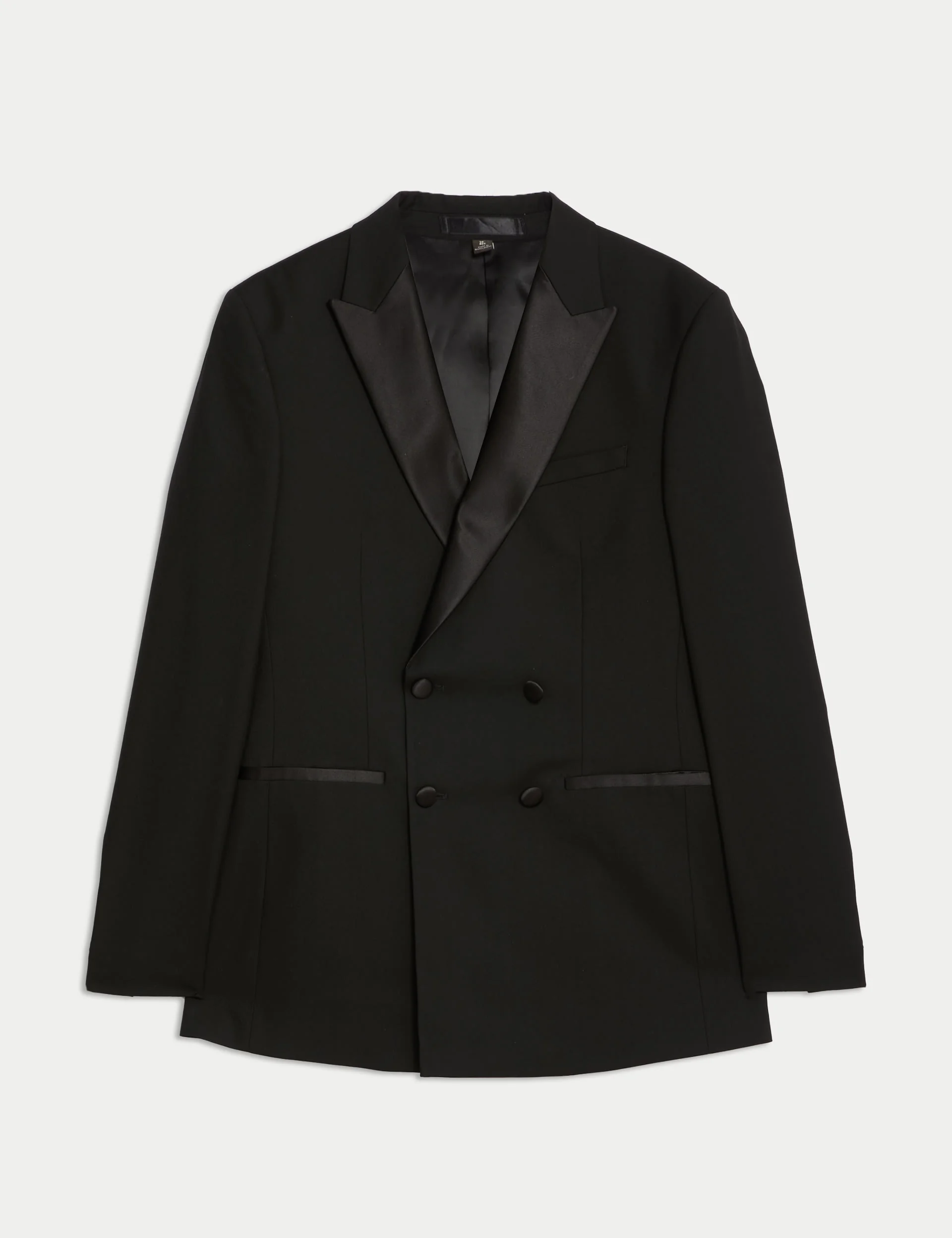 Slim Fit Double Breasted Tuxedo Jacket thumbnail 10