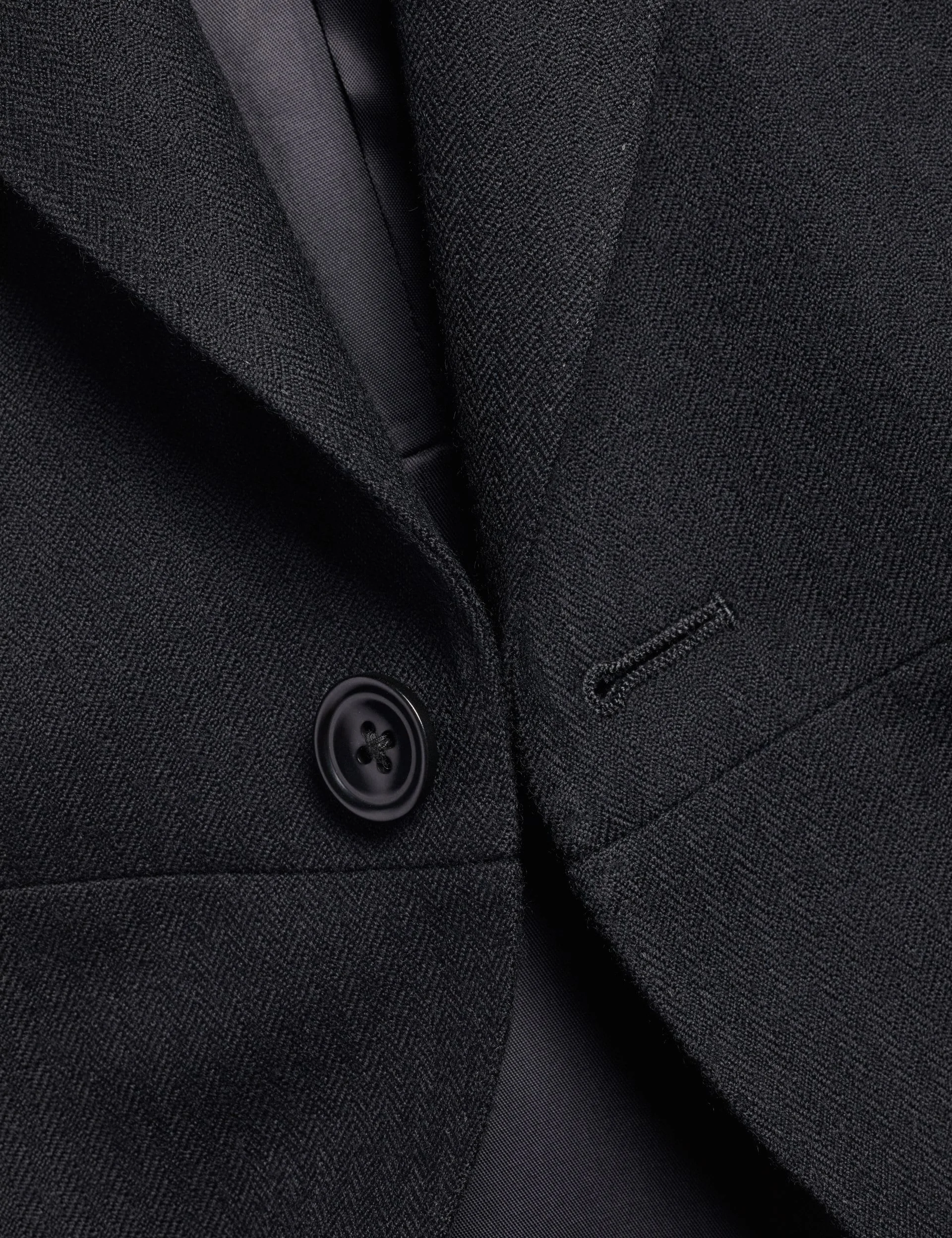 Slim Fit Herringbone Morning Suit Tailcoat thumbnail 3