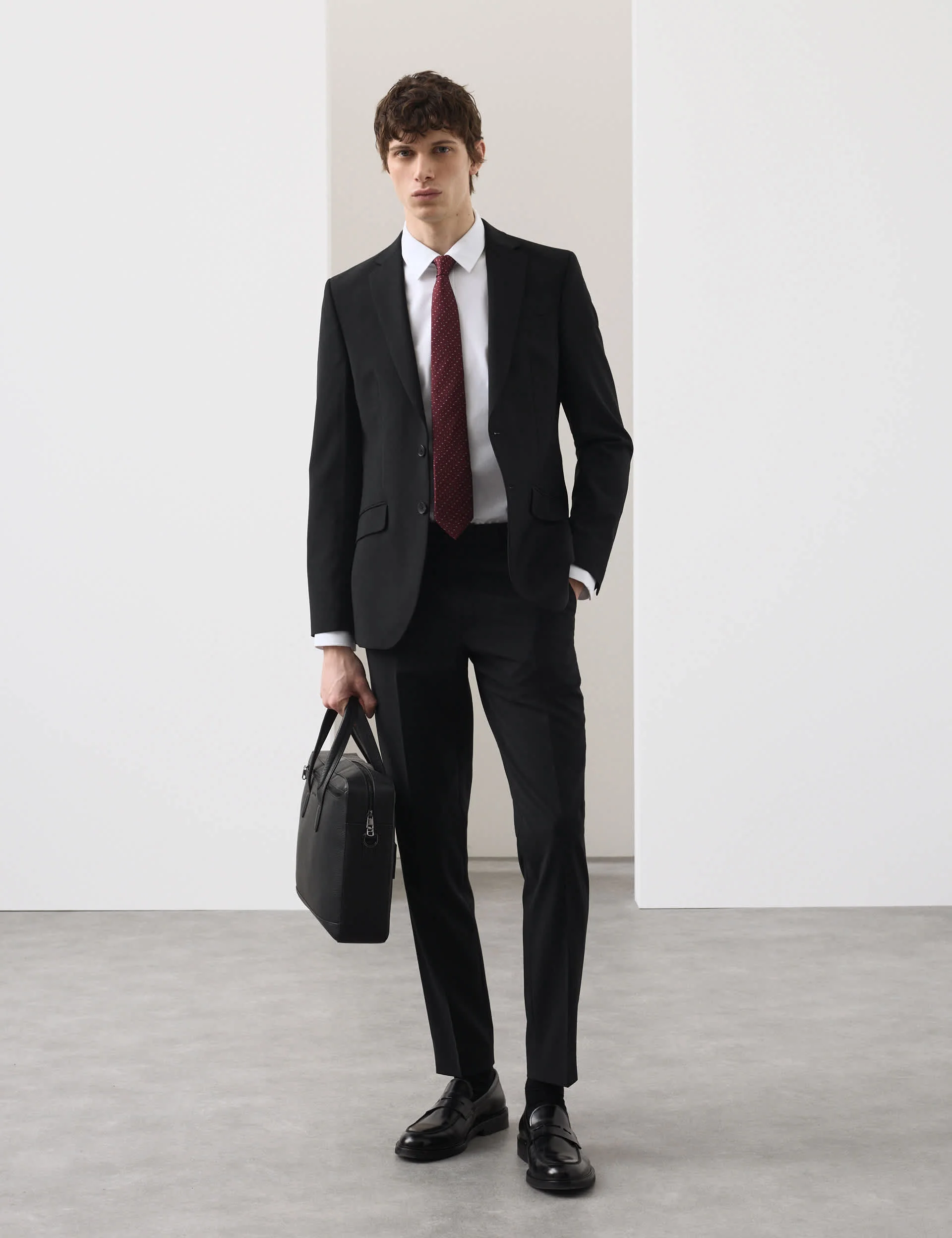 Slim Fit Performance Stretch Suit Jacket thumbnail 4