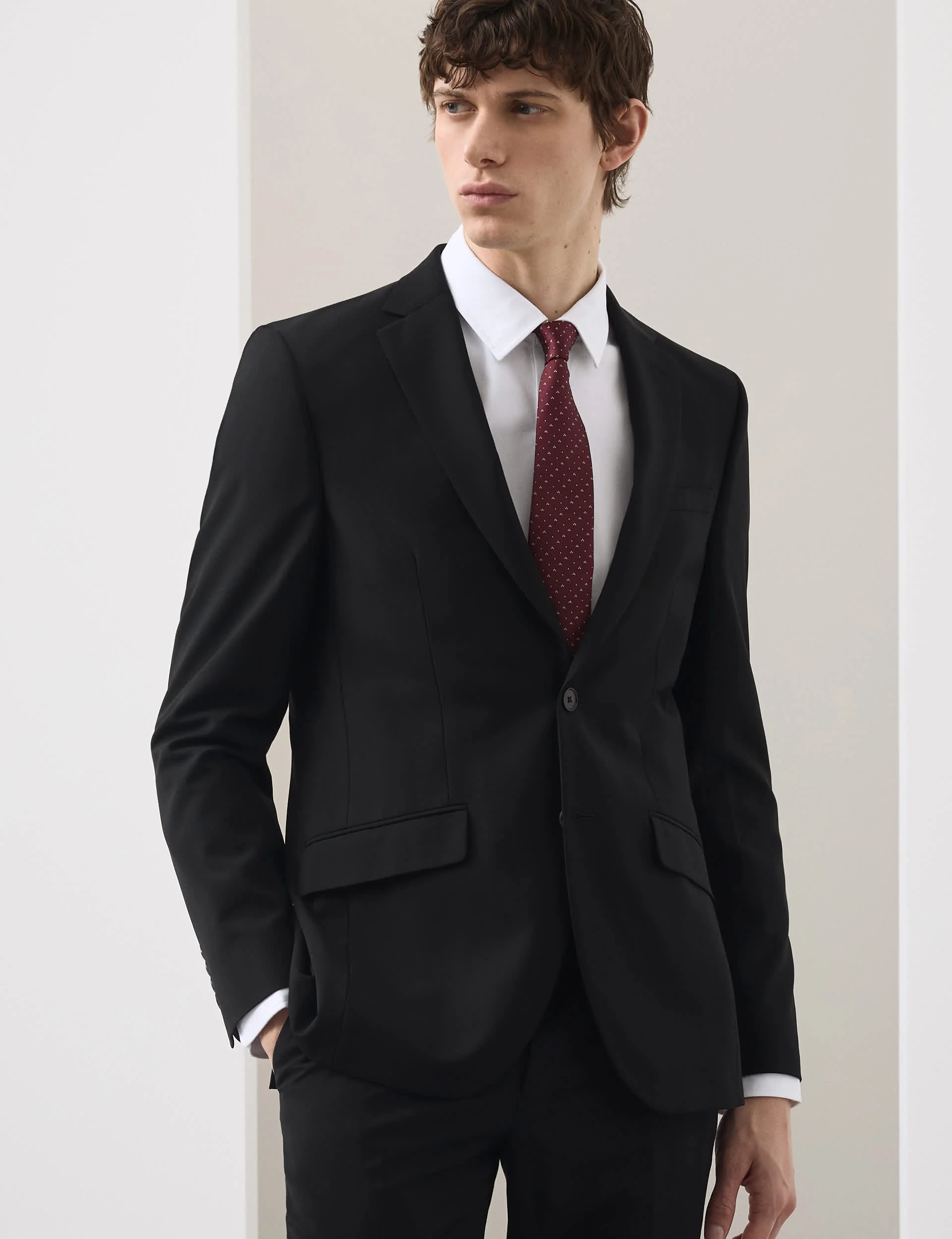 Slim Fit Performance Stretch Suit Jacket thumbnail 8
