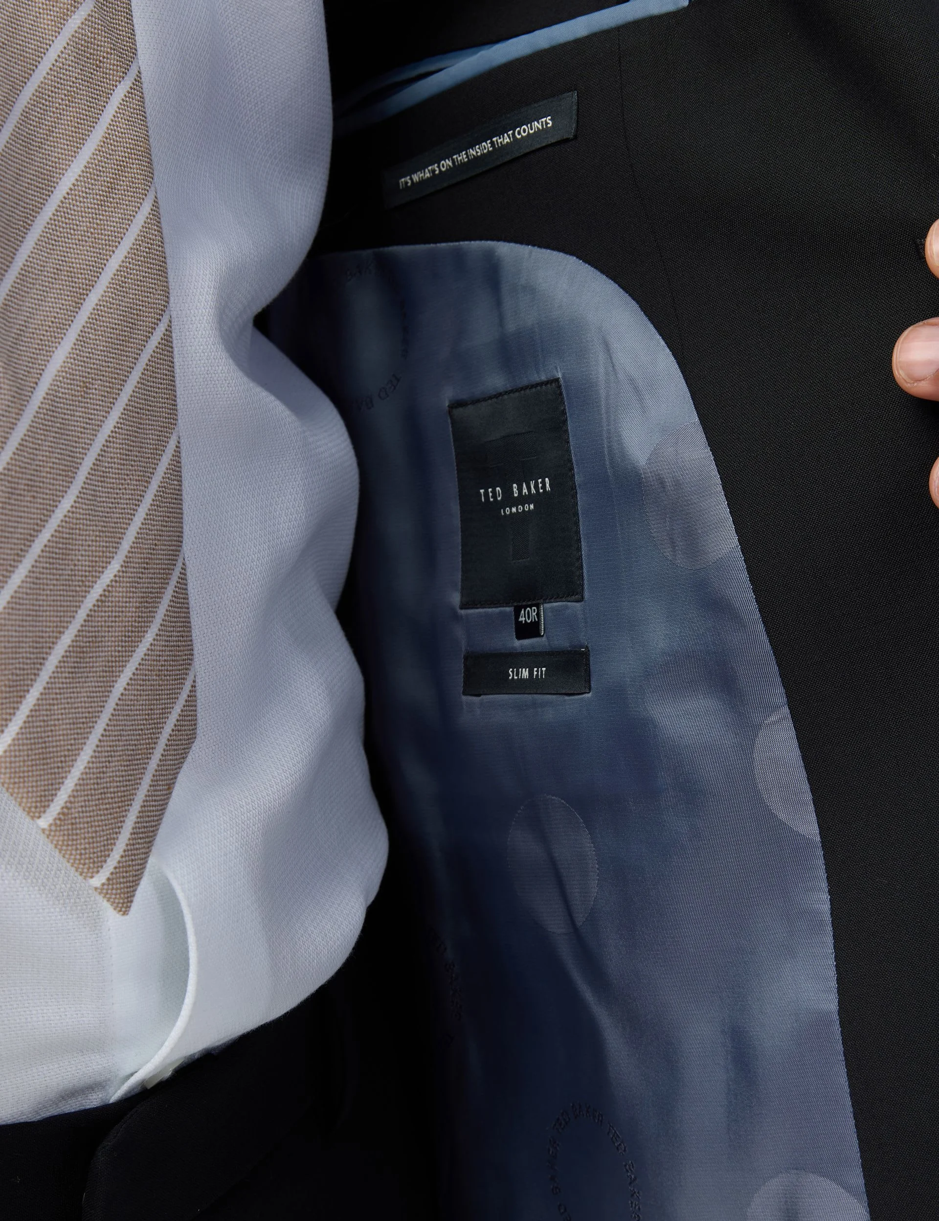 Slim Fit Performance Wool Rich Suit Jacket thumbnail 6