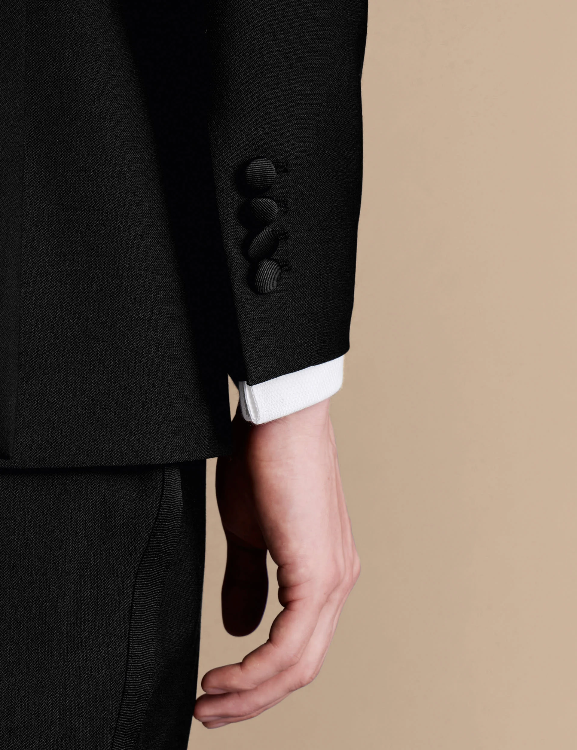 Slim Fit Pure Wool Tuxedo Jacket thumbnail 5