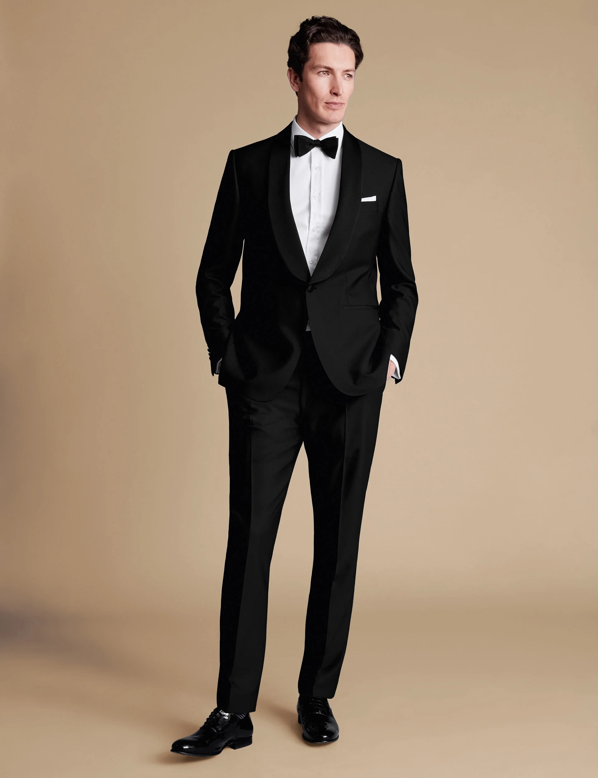 Slim Fit Pure Wool Tuxedo Jacket thumbnail 7