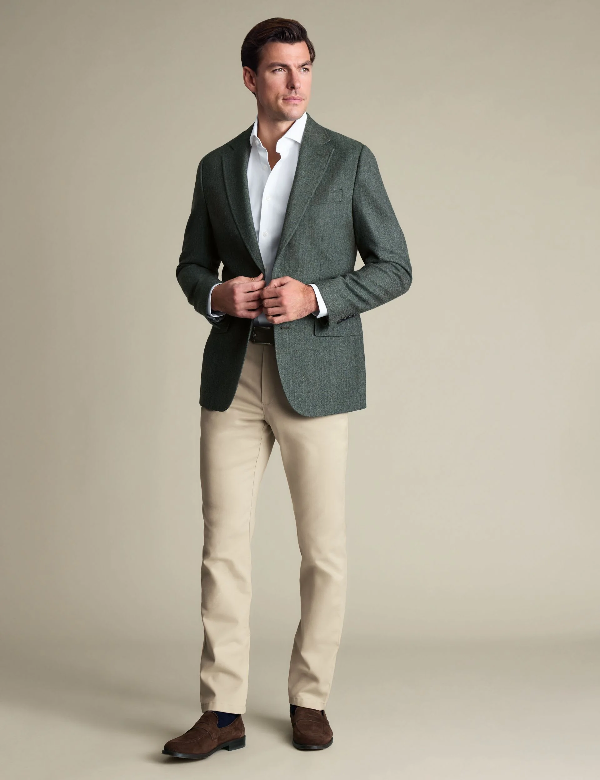 Slim Fit Pure Wool Tweed Suit Jacket thumbnail 6