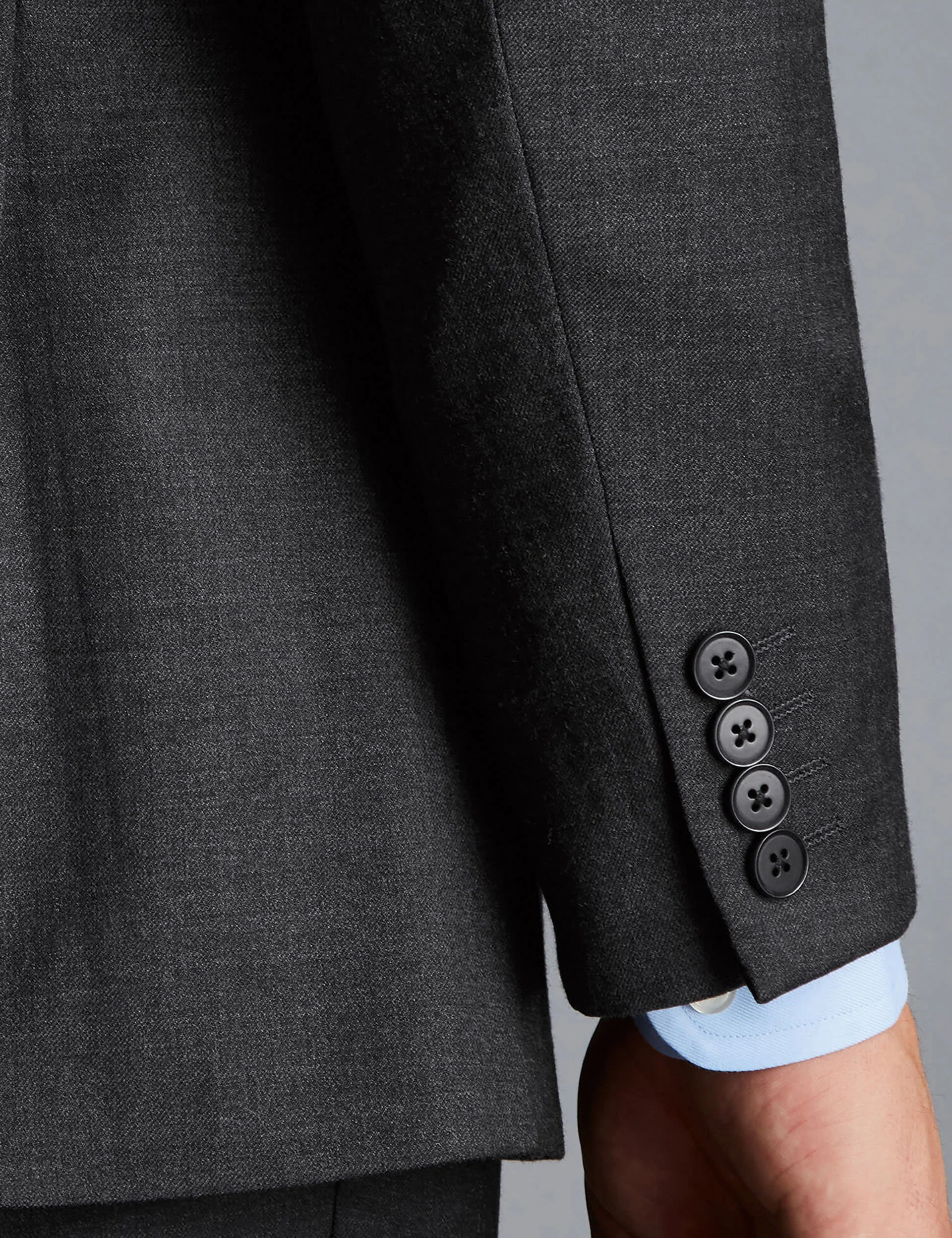 Slim Fit Pure Wool Twill Suit Jacket thumbnail 4