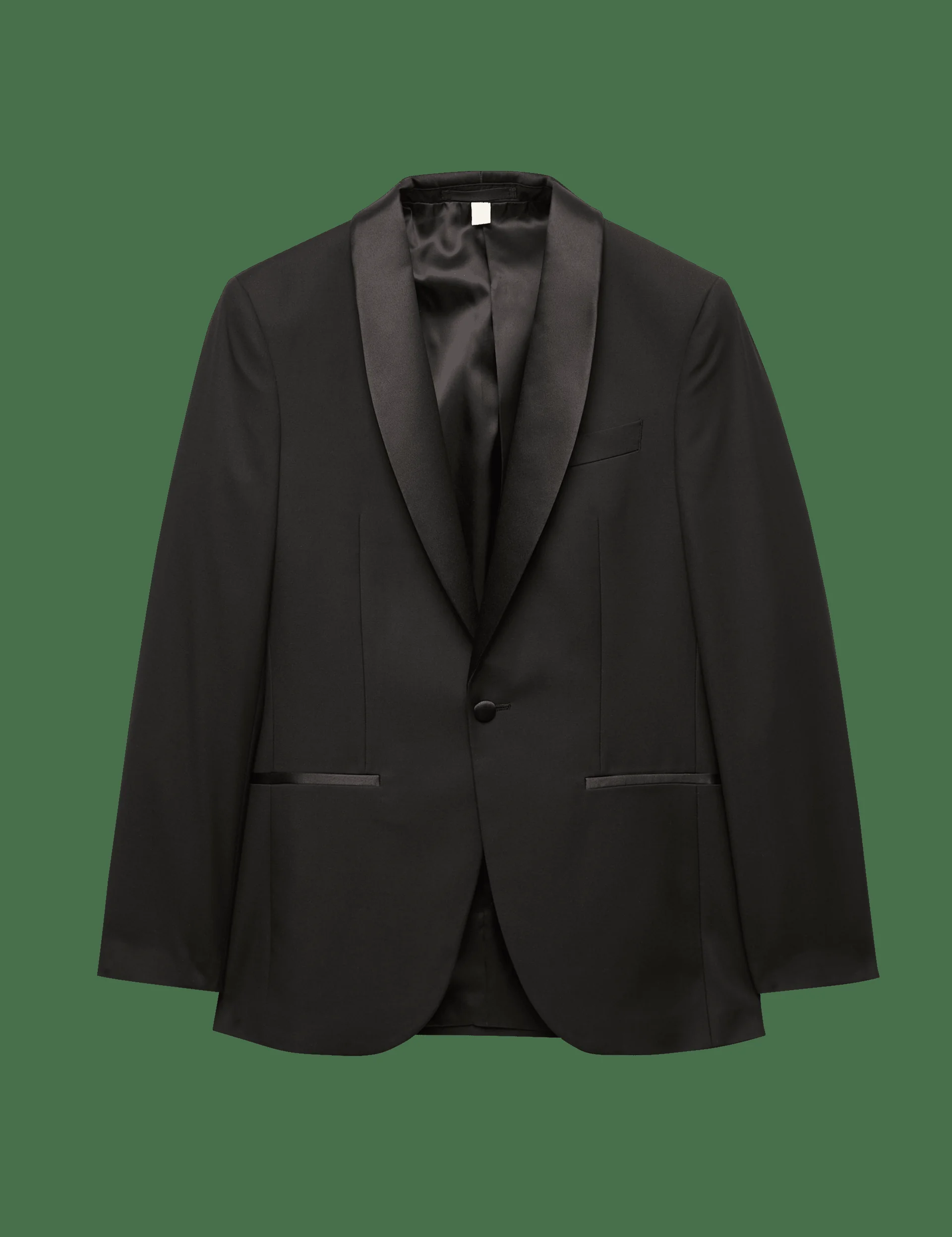Slim Fit Shawl Collar Stretch Tuxedo Jacket thumbnail 3