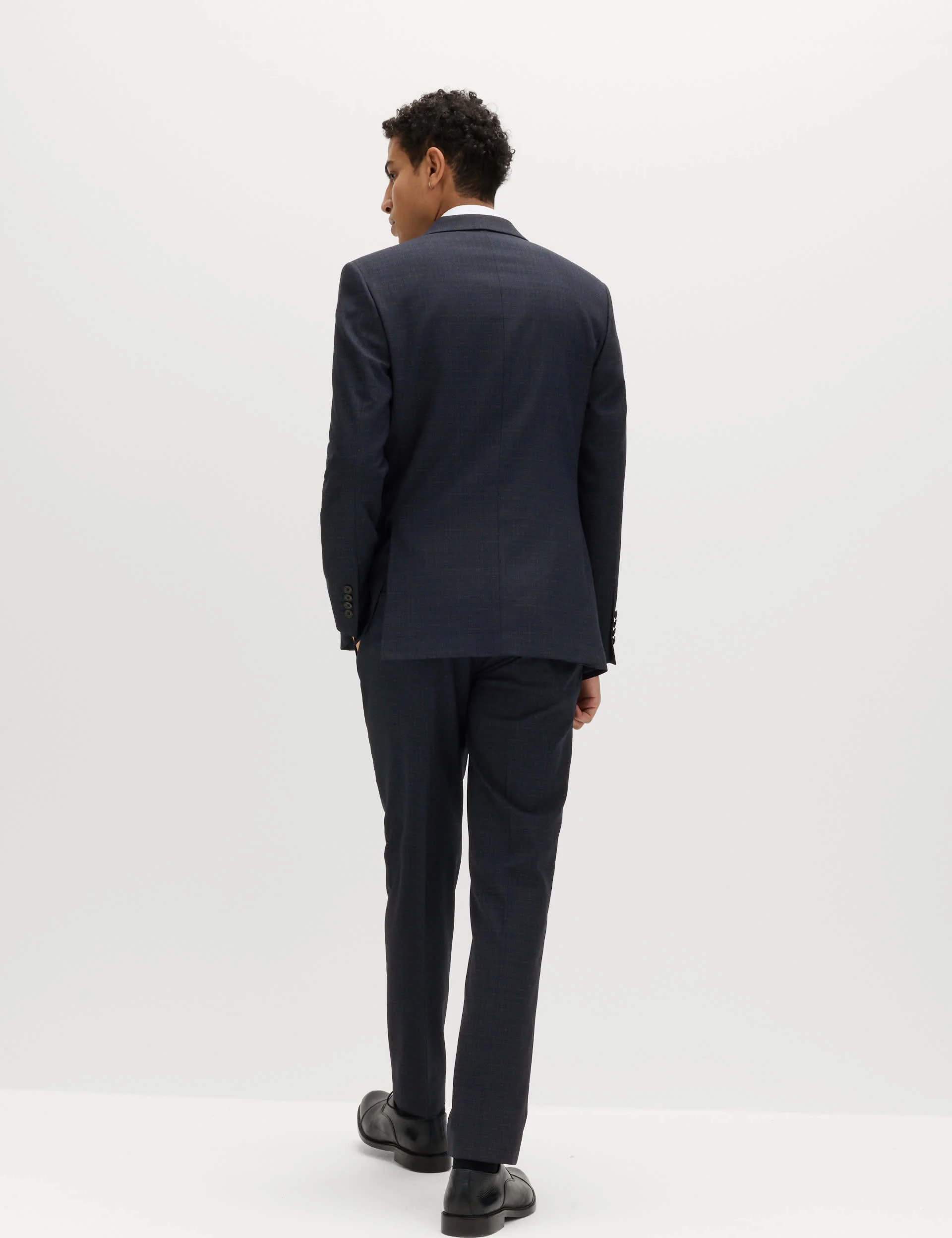 Slim Fit Textured Stretch Jacket thumbnail 5