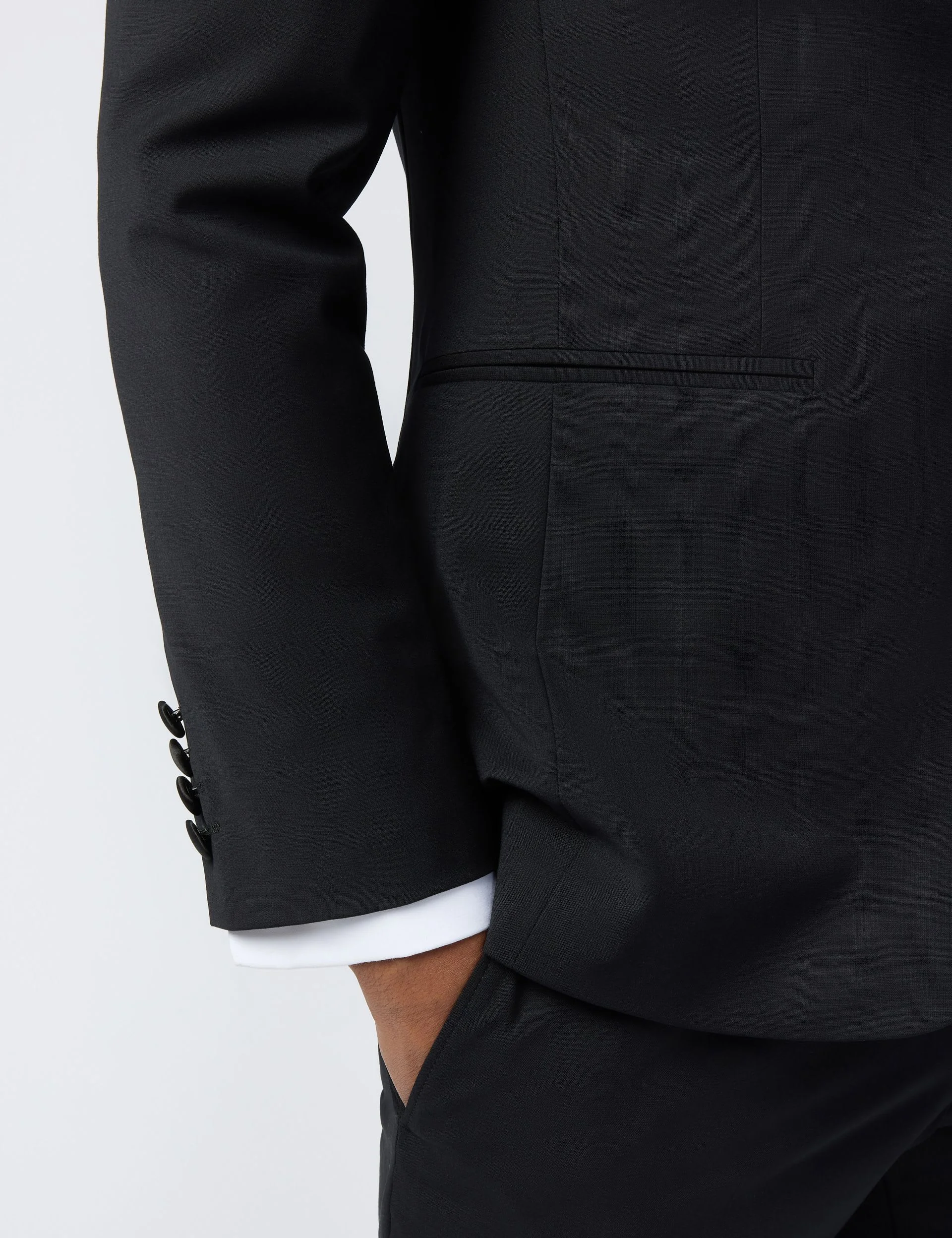 Slim Fit Wool Rich Performance Tuxedo Jacket thumbnail 6