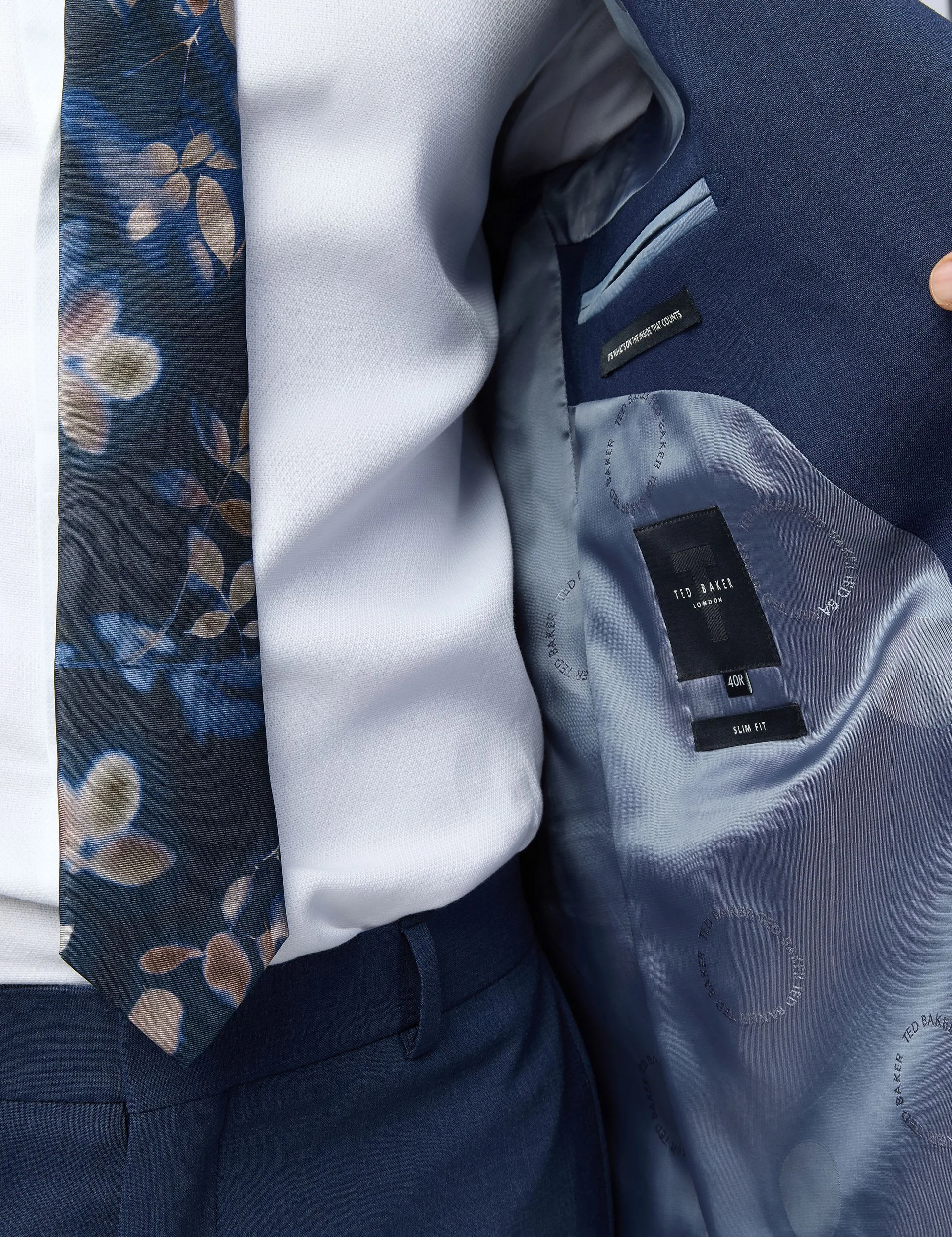 Slim Fit Wool Rich Suit Jacket thumbnail 3