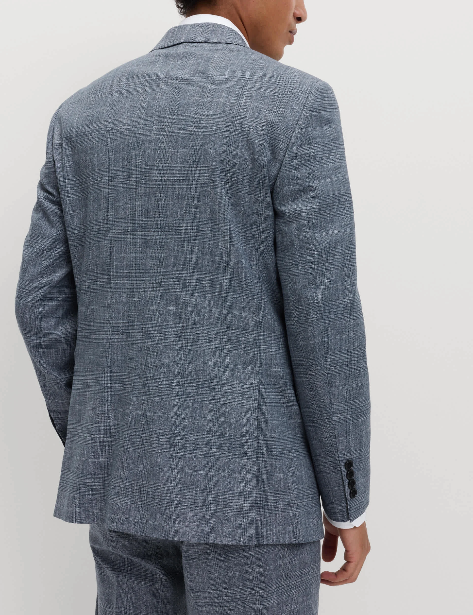 Tailored Fit Check Stretch Jacket thumbnail 5