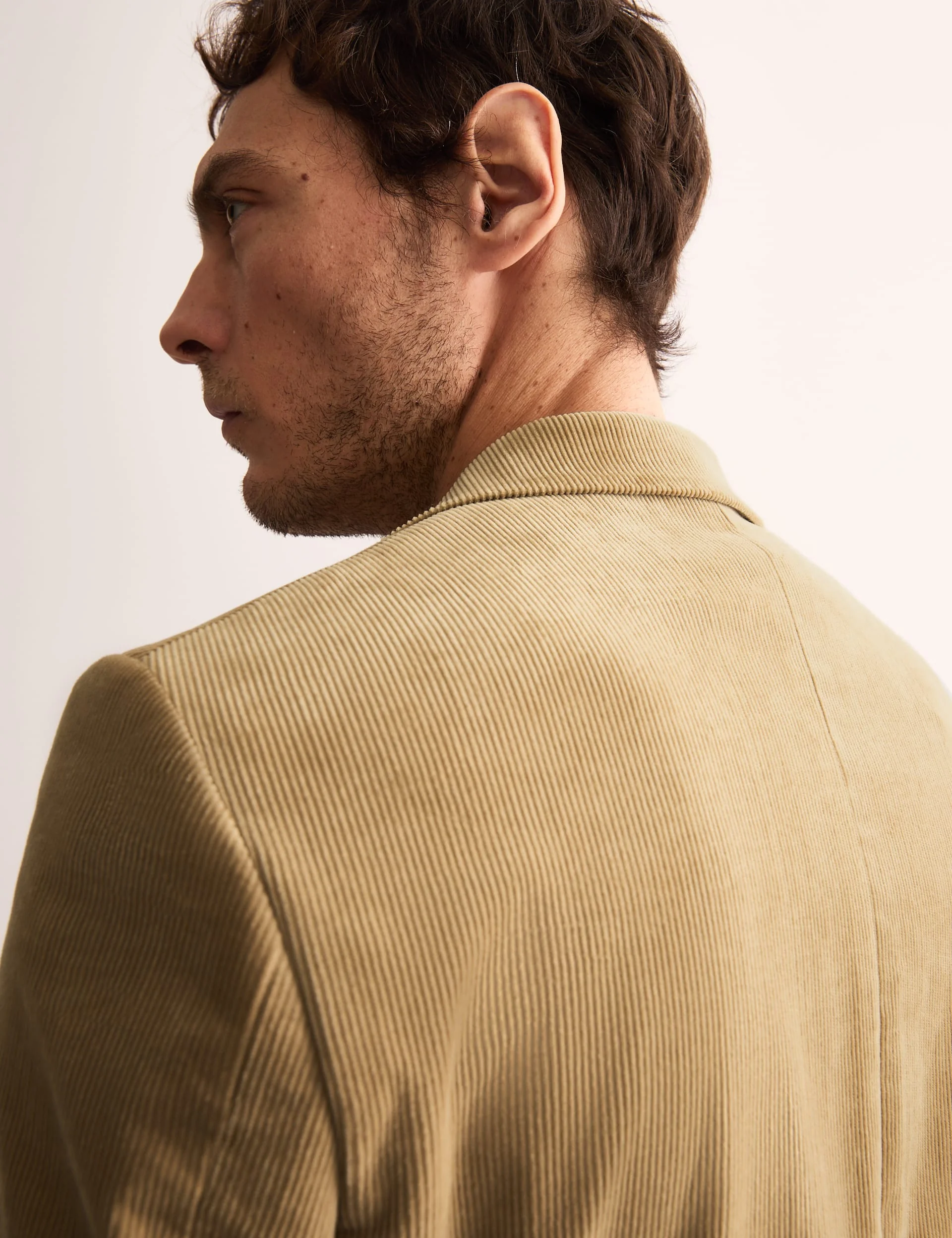 Tailored Fit Cotton Rich Corduroy Jacket thumbnail 3