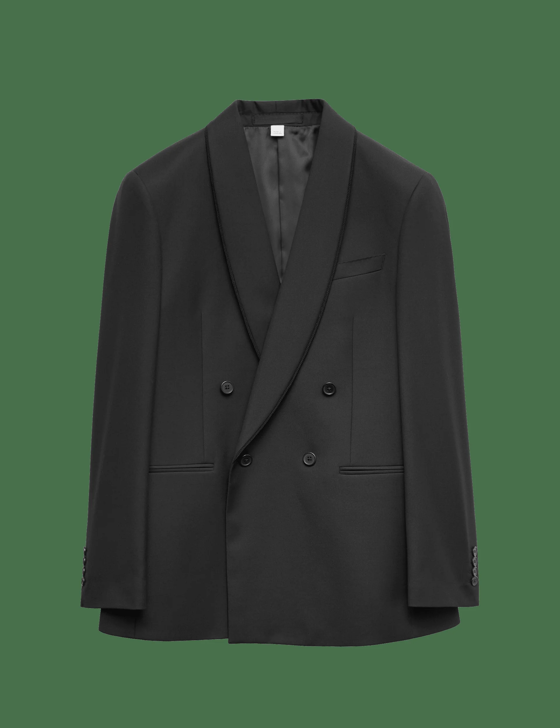 Tailored Fit Double Breasted Tuxedo Jacket thumbnail 2