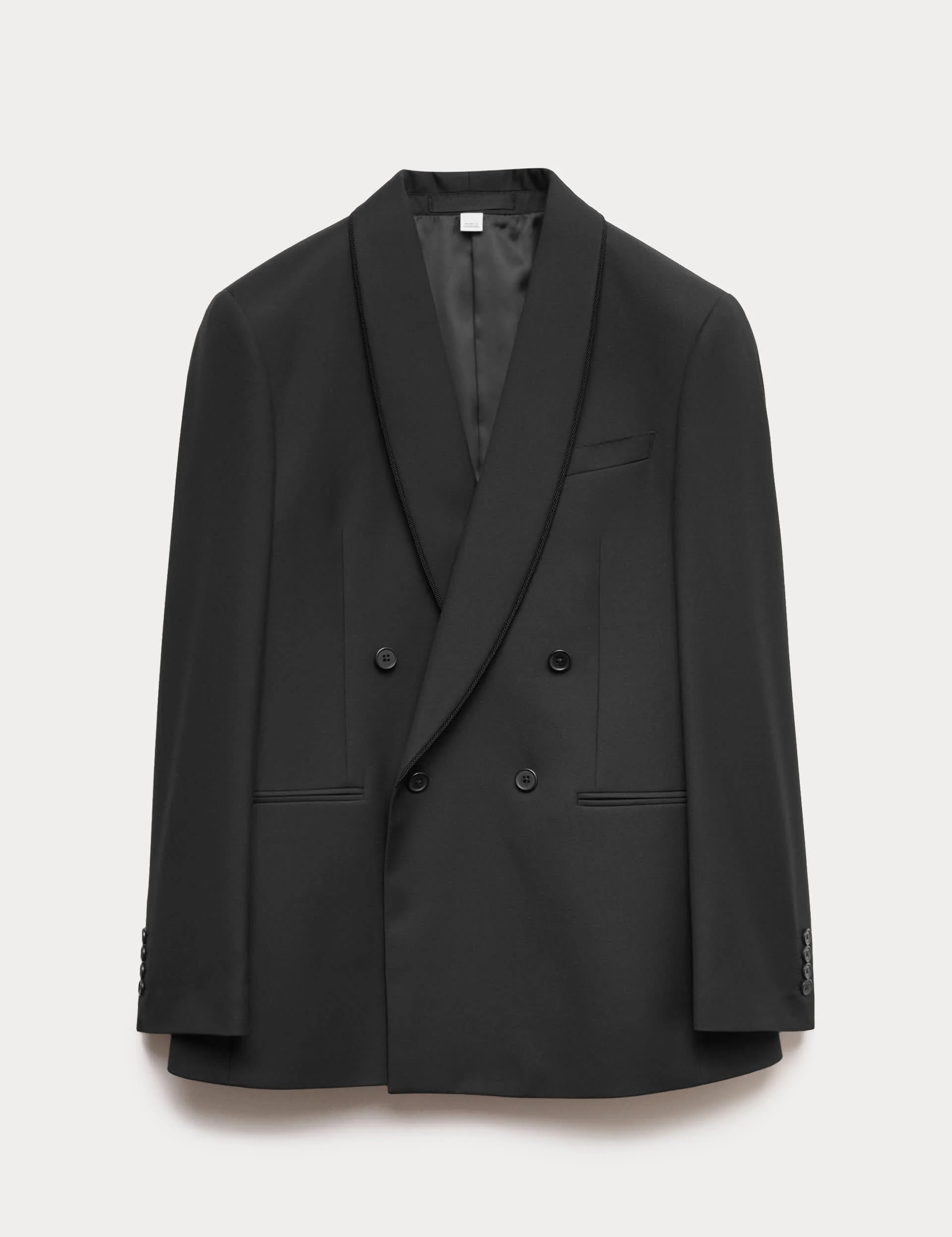 Tailored Fit Double Breasted Tuxedo Jacket thumbnail 10