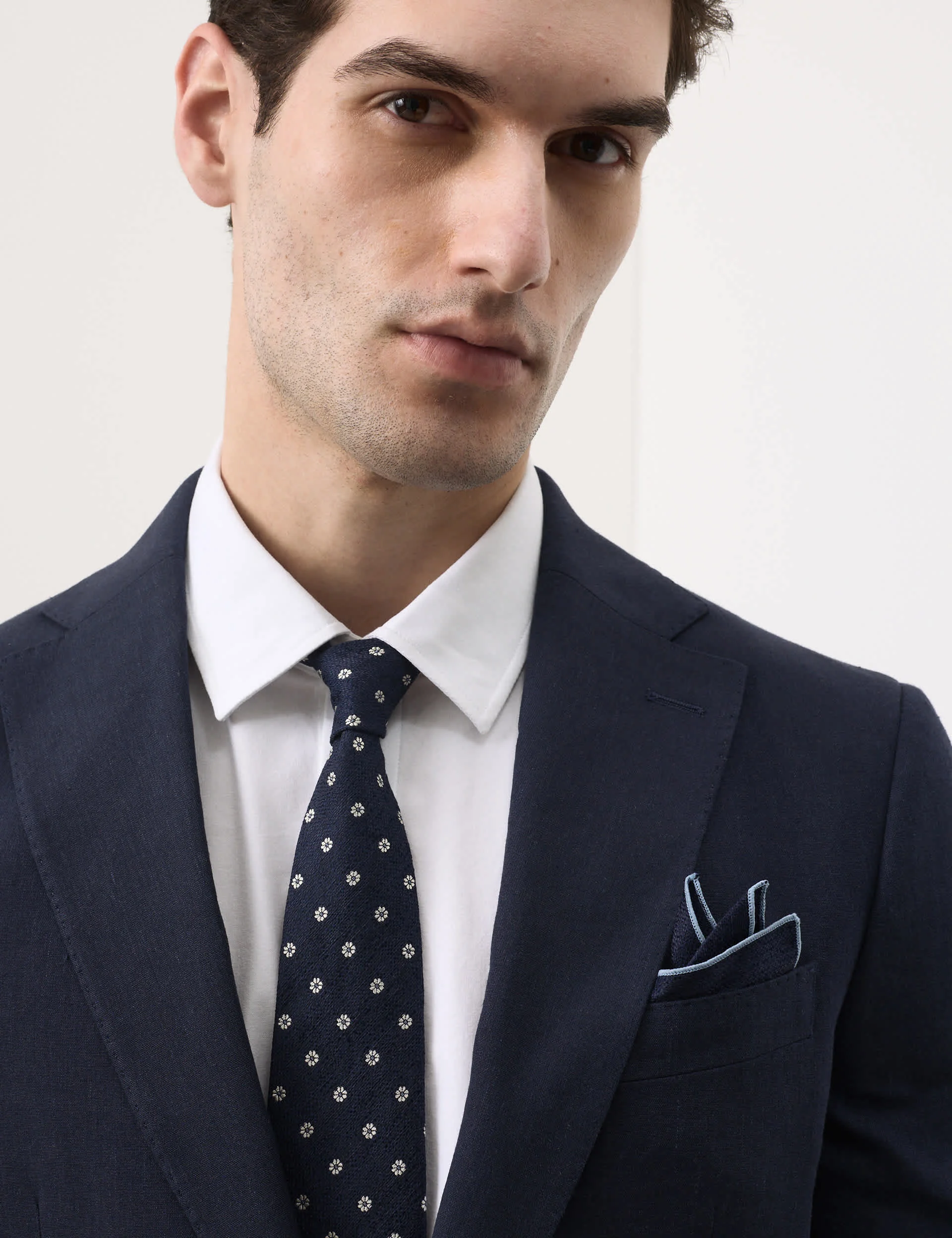 Tailored Fit Italian Performance Linen Blend Suit Jacket thumbnail 7