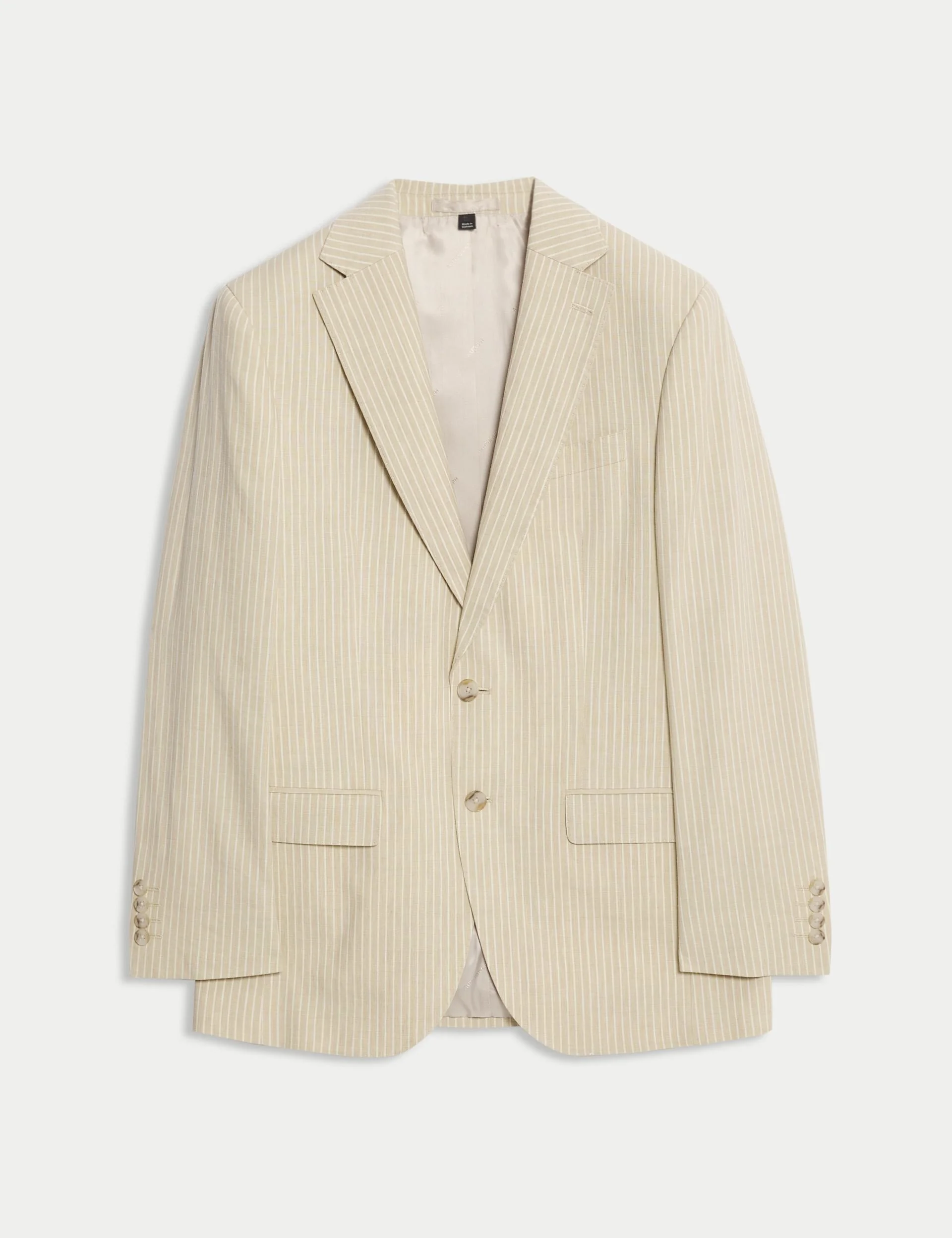 Tailored Fit Linen Rich Jacket thumbnail 3
