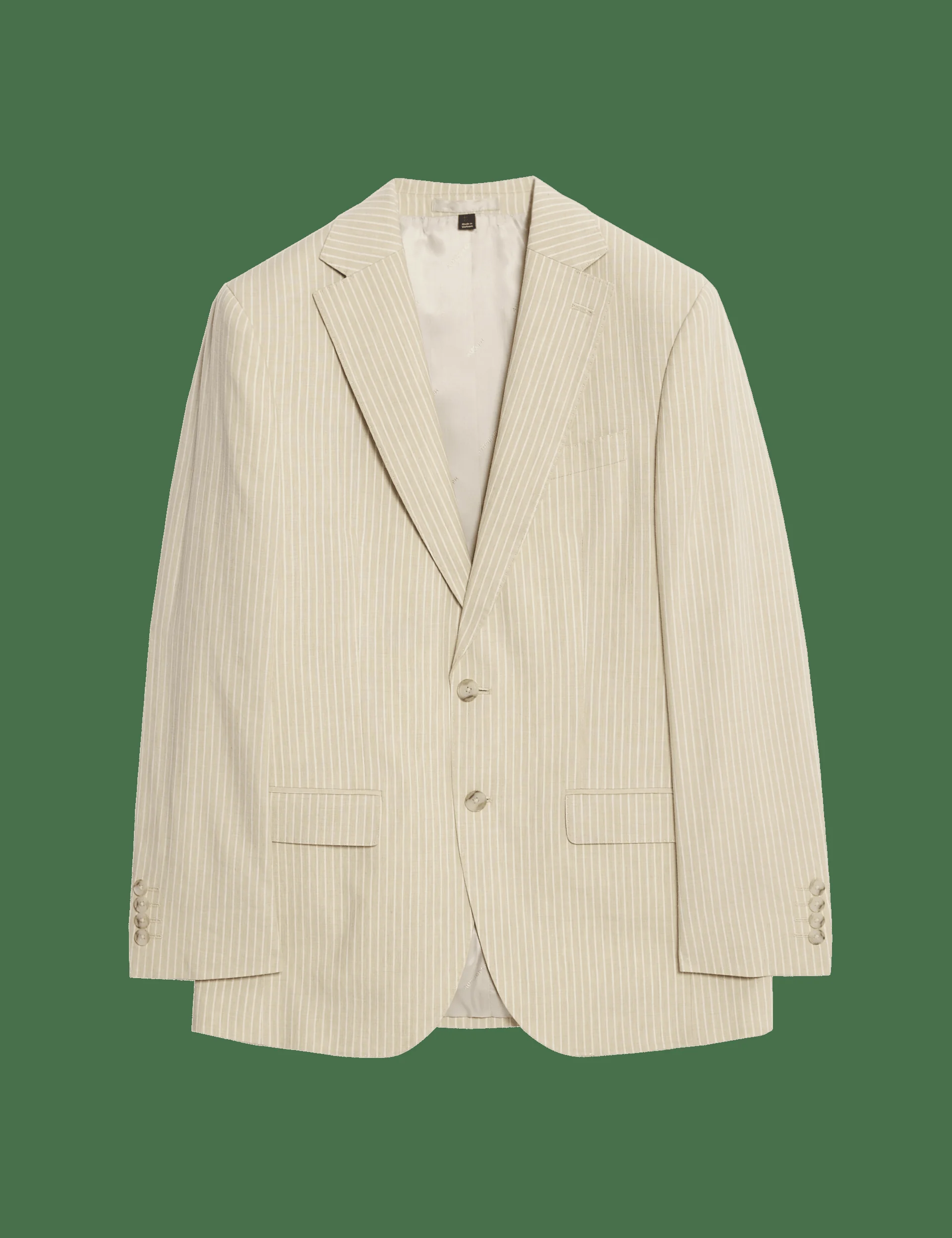 Tailored Fit Linen Rich Jacket thumbnail 4