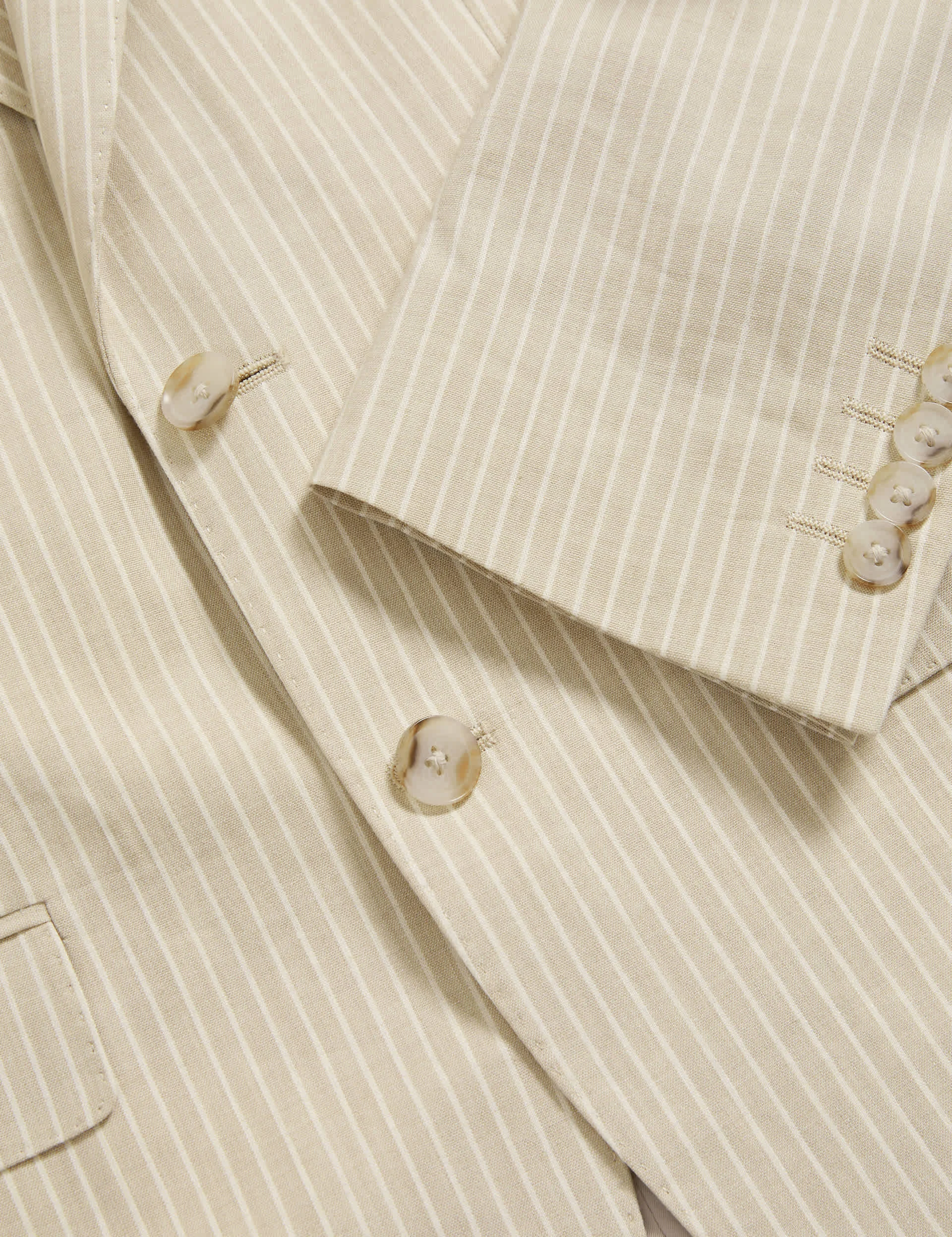 Tailored Fit Linen Rich Jacket thumbnail 5