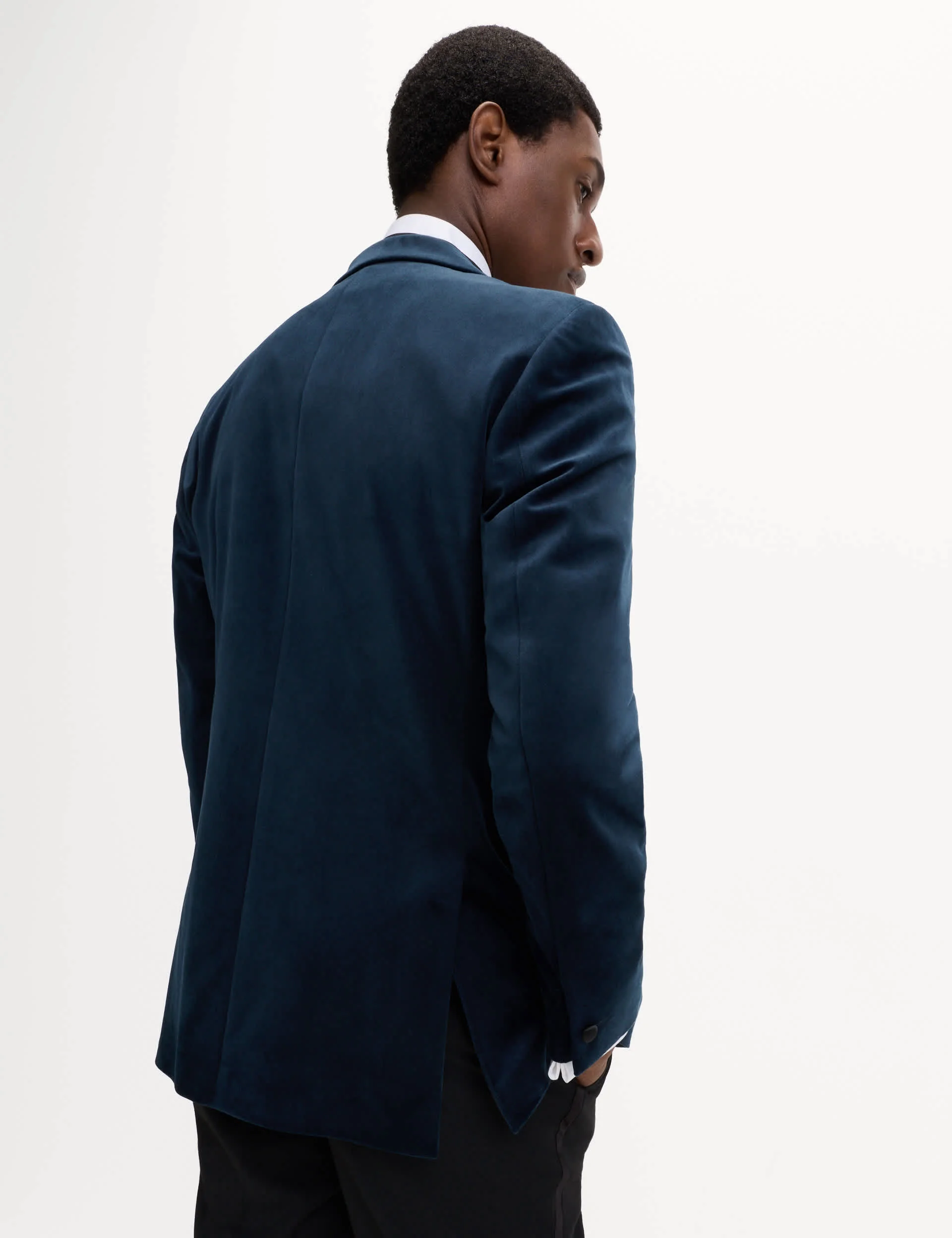 Tailored Fit Velvet Tuxedo Jacket thumbnail 6