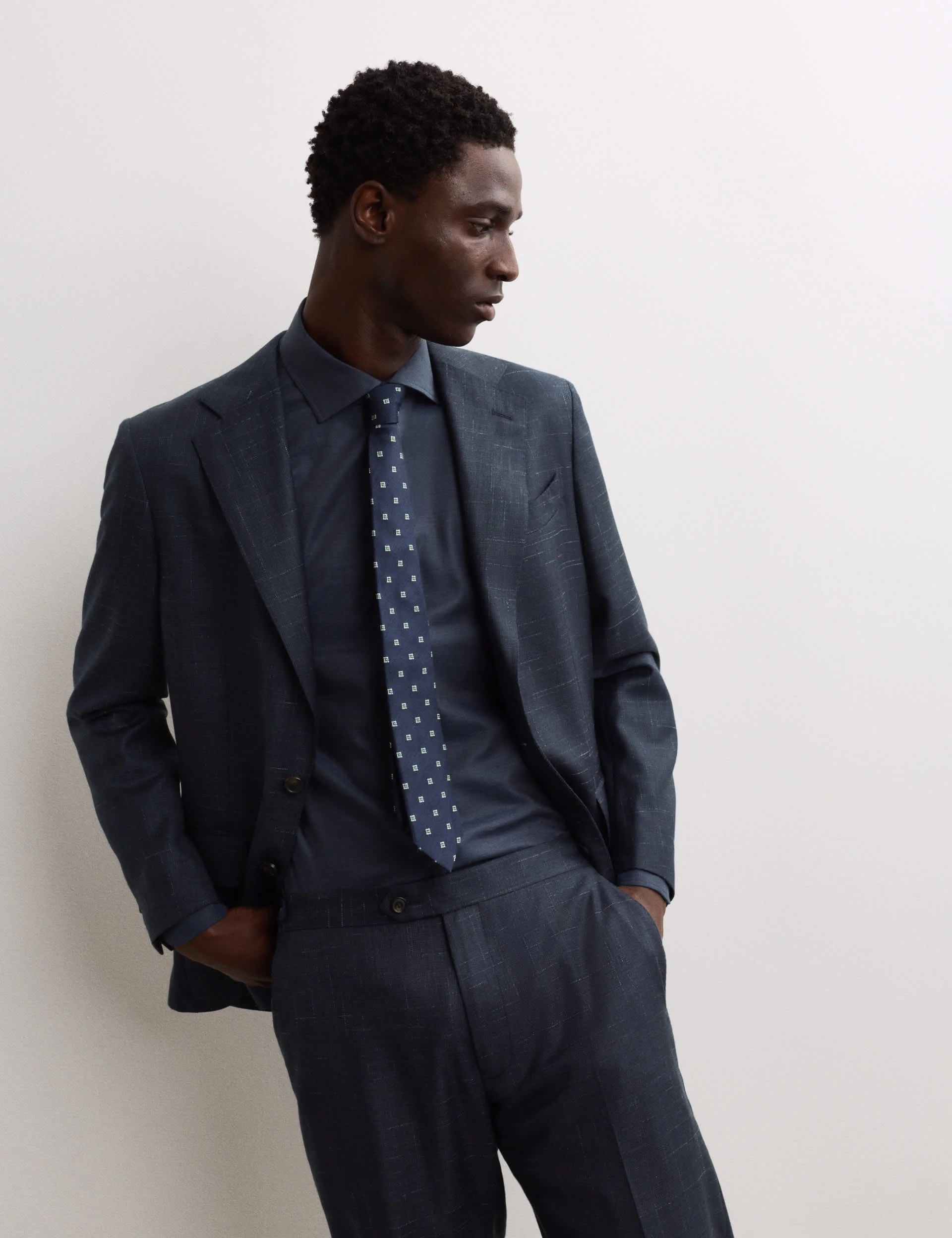 Tailored Fit Wool Rich Suit Jacket thumbnail 3