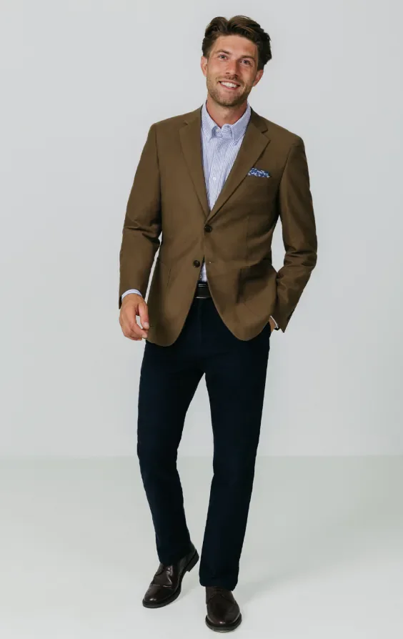 Taupe Moleskin Jacket thumbnail 3