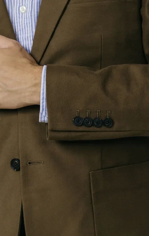 Taupe Moleskin Jacket thumbnail 4