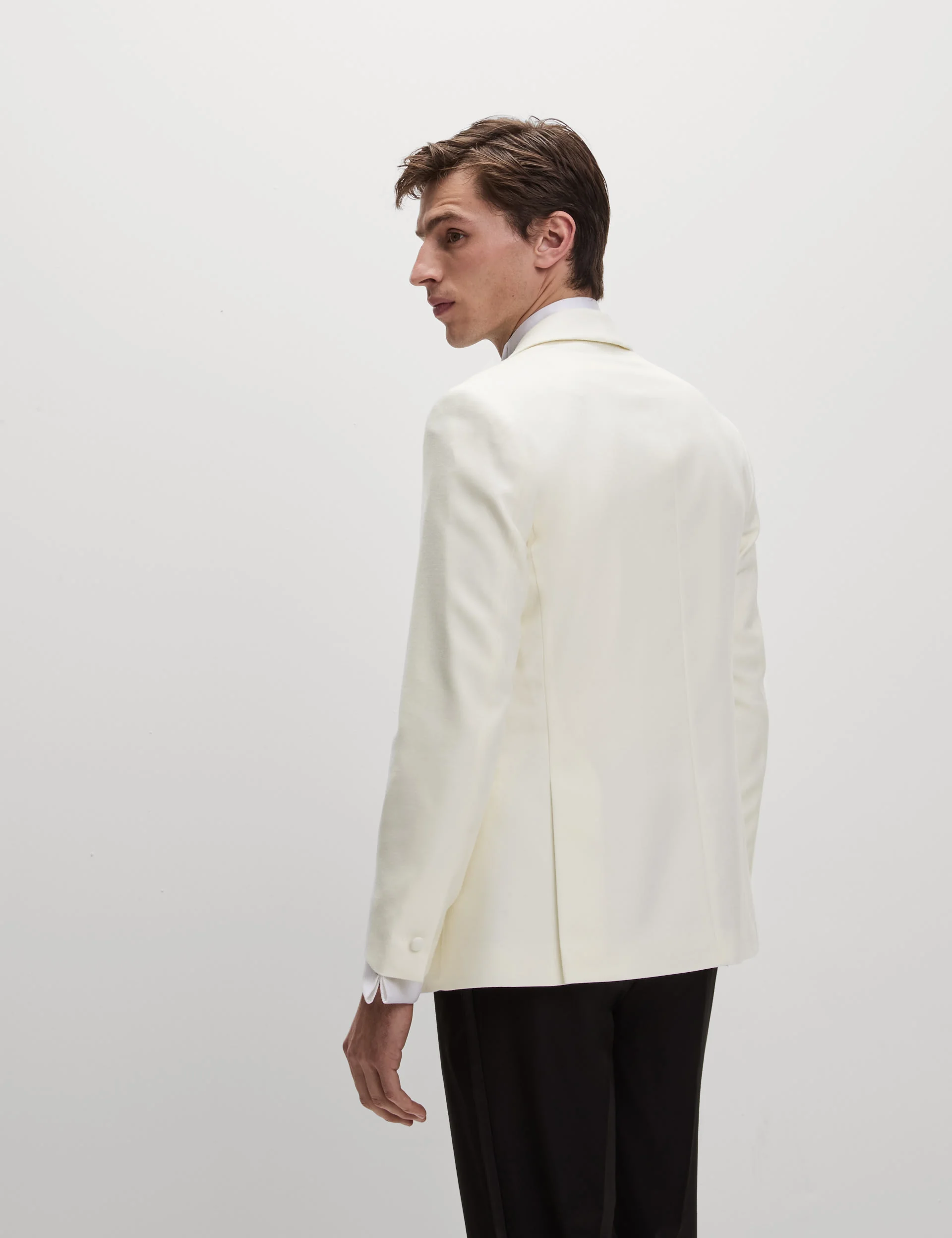 Wool Rich Shawl Lapel Dinner Tuxedo Jacket thumbnail 6